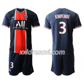 Paris Saint-Germain Presnel Kimpembe 3 Domaći Dječji Komplet Dresovi za Nogomet 2020-2021 (+ kratke hlače)